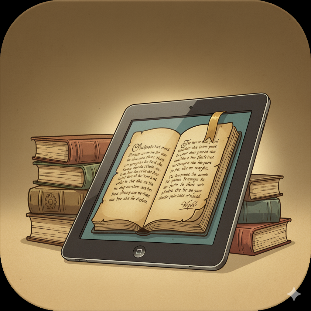 OldIpadEbookReader Icon